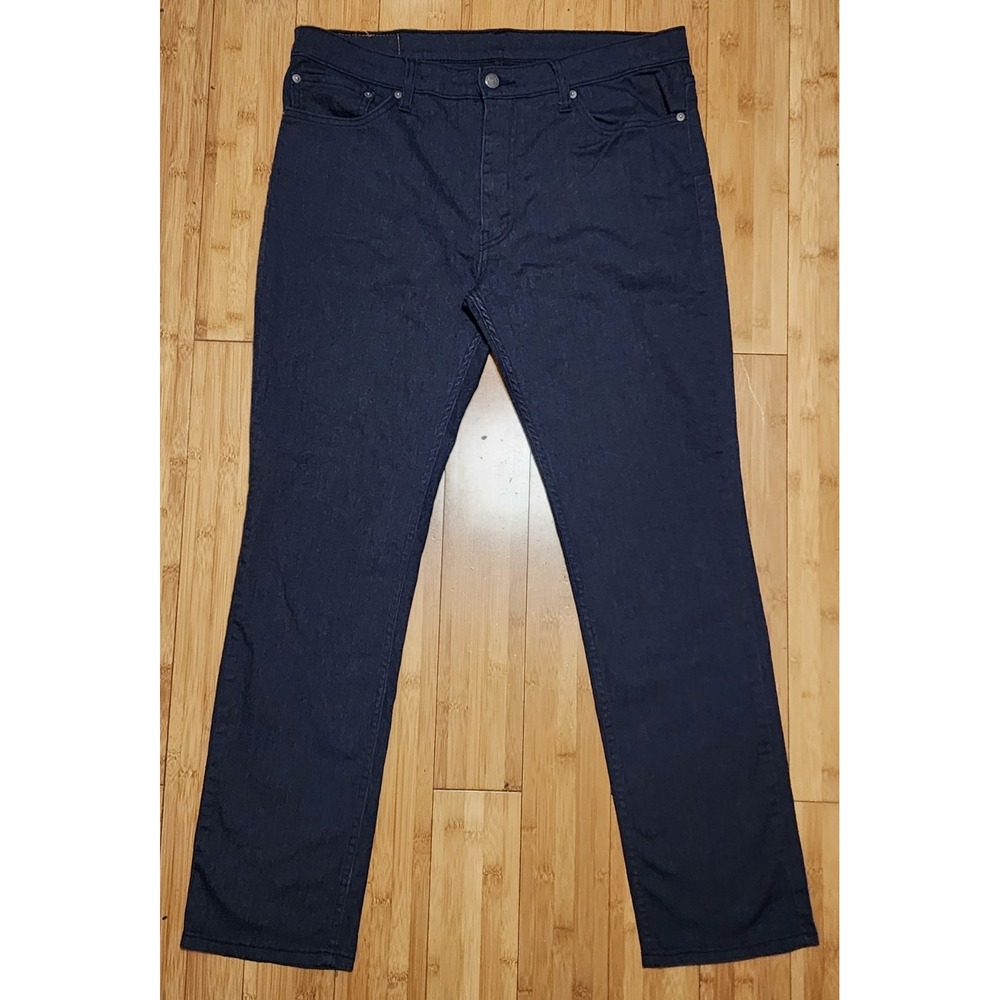 Levis 511 Slim Fit Jeans Men's 36x32 Navy Blue Medium Wash Stretch Medium Rise